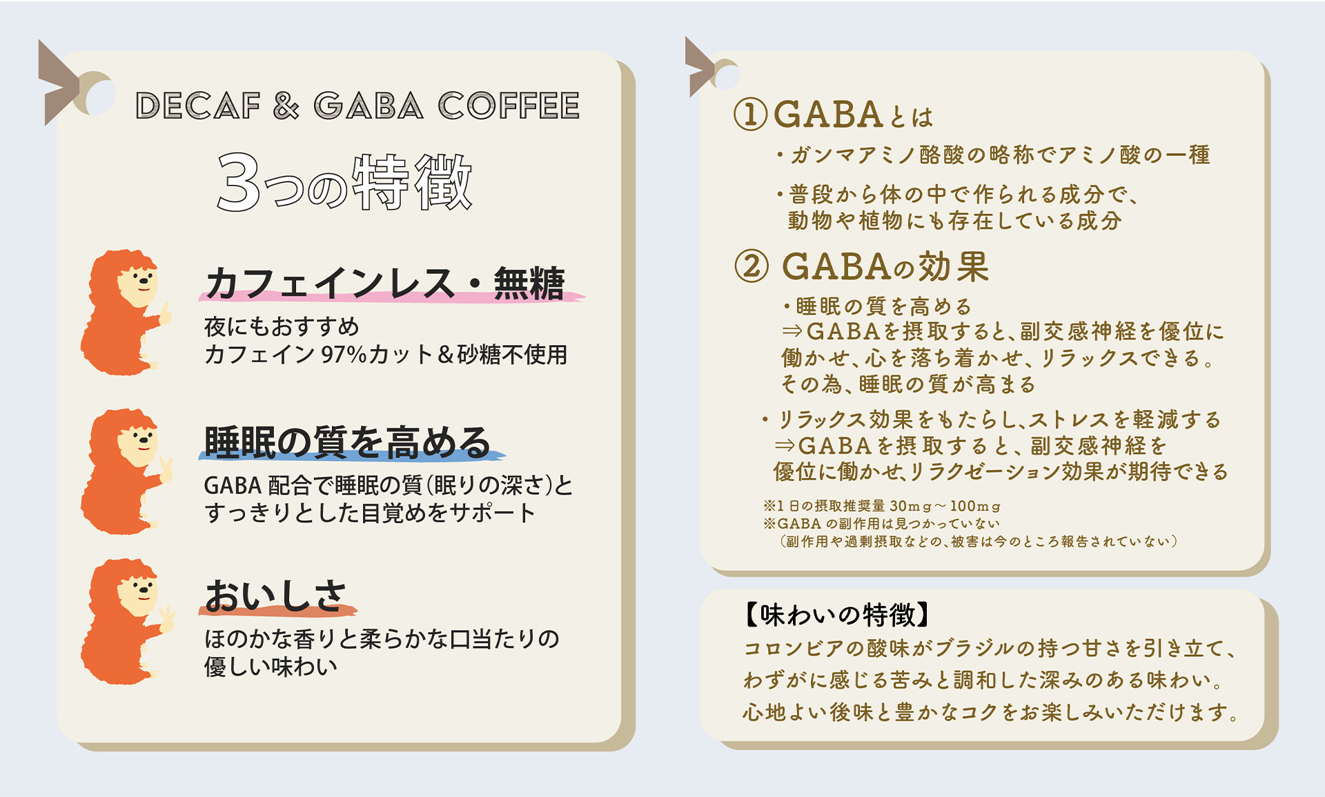 DECAF & GABA COFFEE ドリパック イメージ